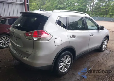 2015 Nissan Rogue Sv из США, поврежденный, VIN KNMAT2MT7FP541154